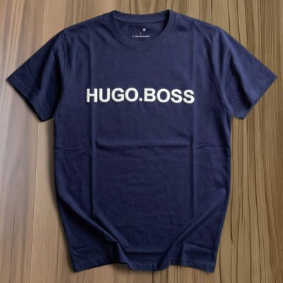 Emboss Printed Pure Cotton T-shirt
