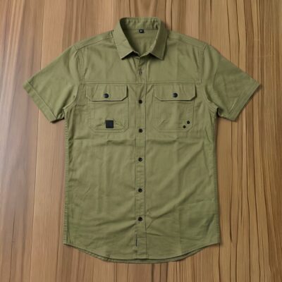 Kaizer Cotton Double Pocket Half Sleeve Shirt