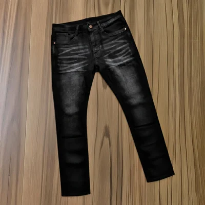 Standard Washed Denim Pant For Men