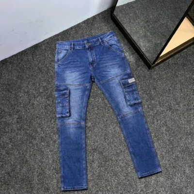 Stylish & Premium 6 Pocket Denim Cargo Pant