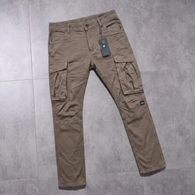 Stylish Kaizer Cotton Fabric 6 Pocket Cargo Pant (Deep Khaki)