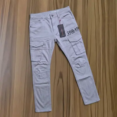 Stylish Kaizer Cotton Fabric 6 Pocket Cargo Pant