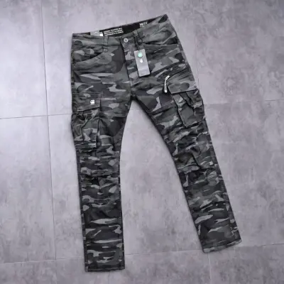 Stylish Kaizer Cotton Fabric 6 Pocket Cargo Pant (Army-2)
